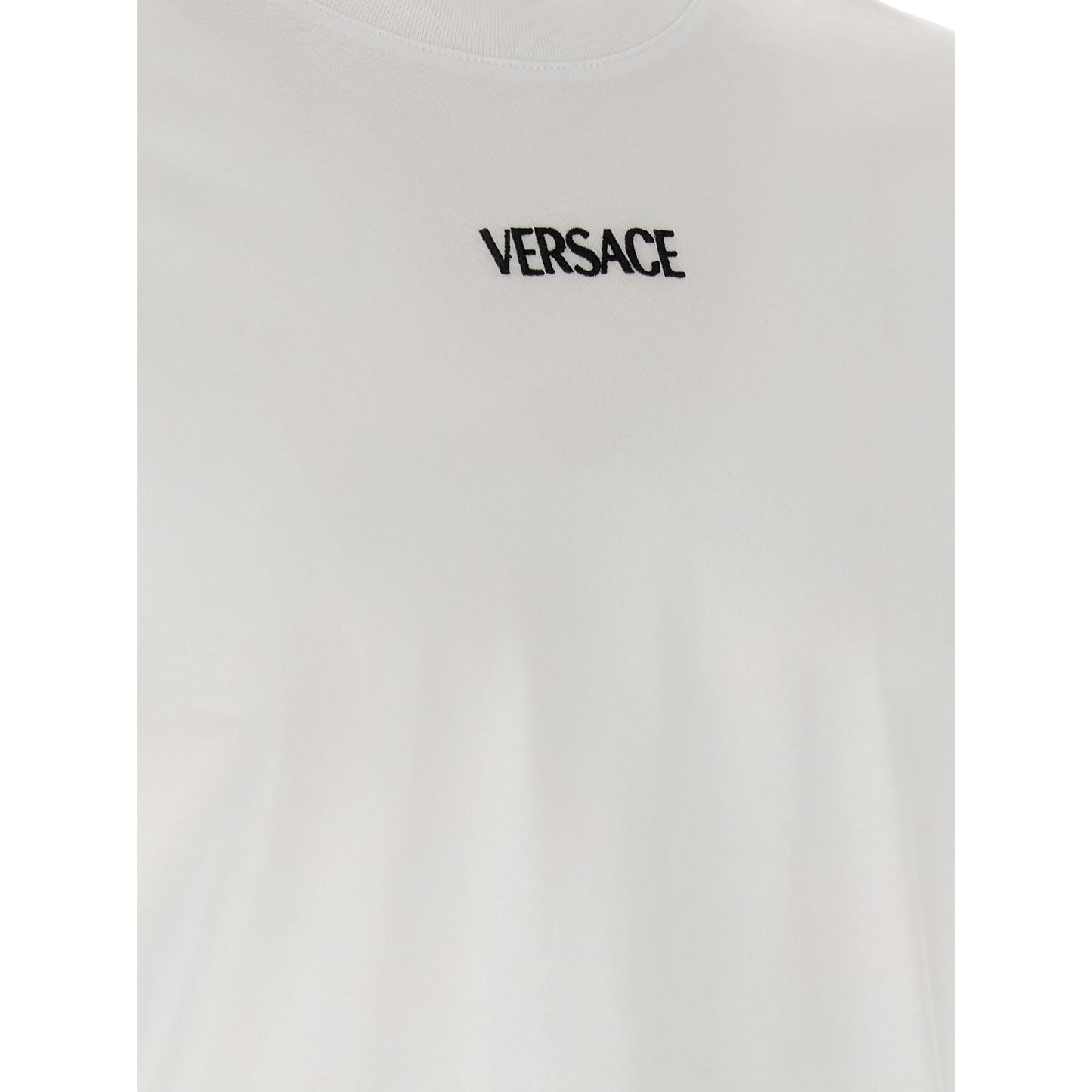 Versace White Cotton T-Shirt