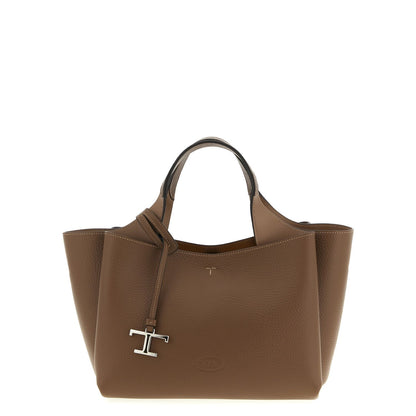 Tod's Brown Calfskin Handbag
