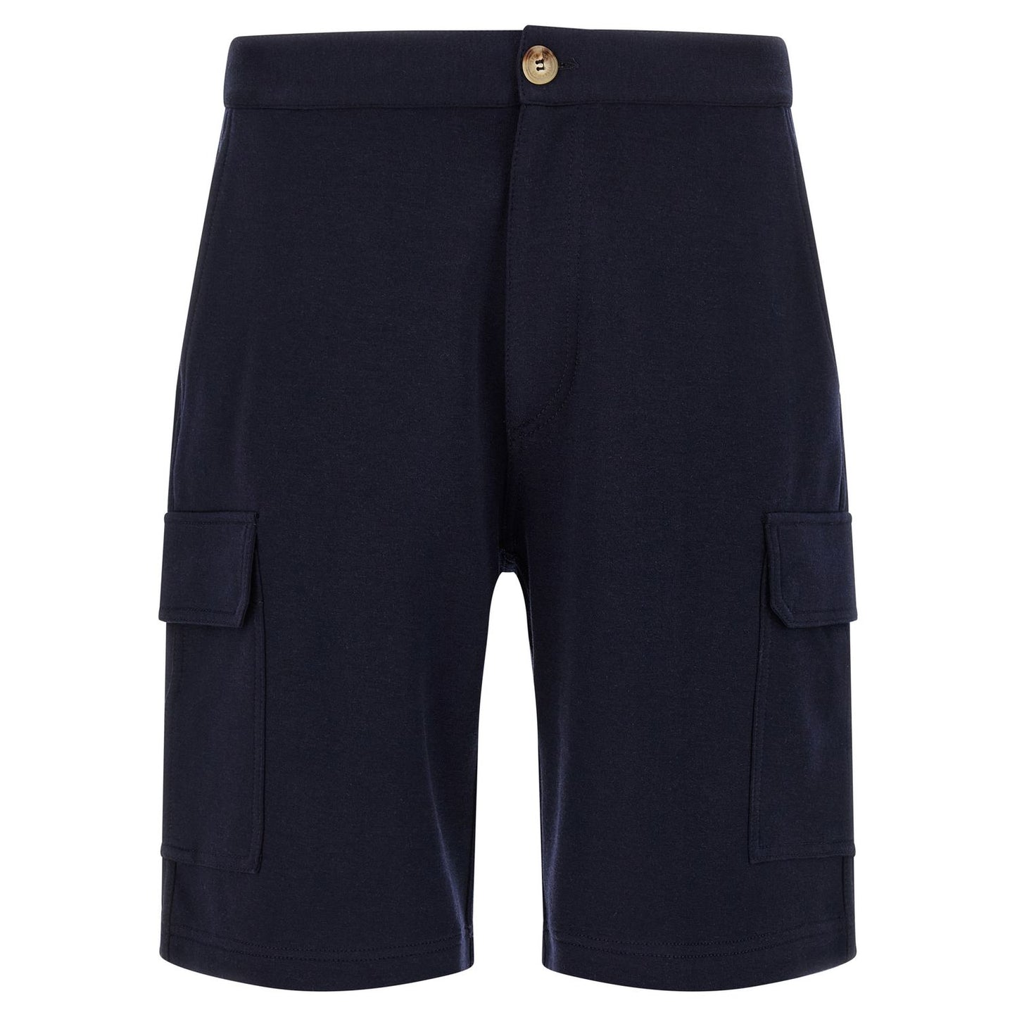 Brunello Cucinelli Blue Cotton Bermuda Shorts