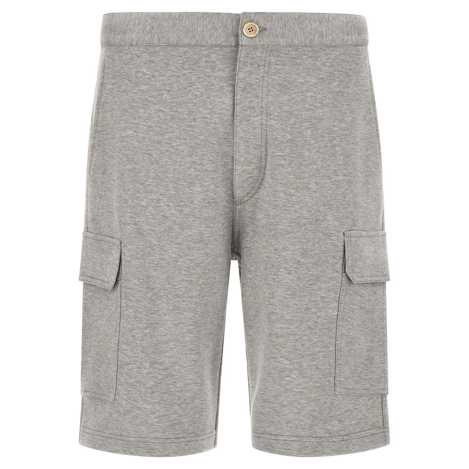 Brunello Cucinelli Gray Cotton Bermuda Shorts