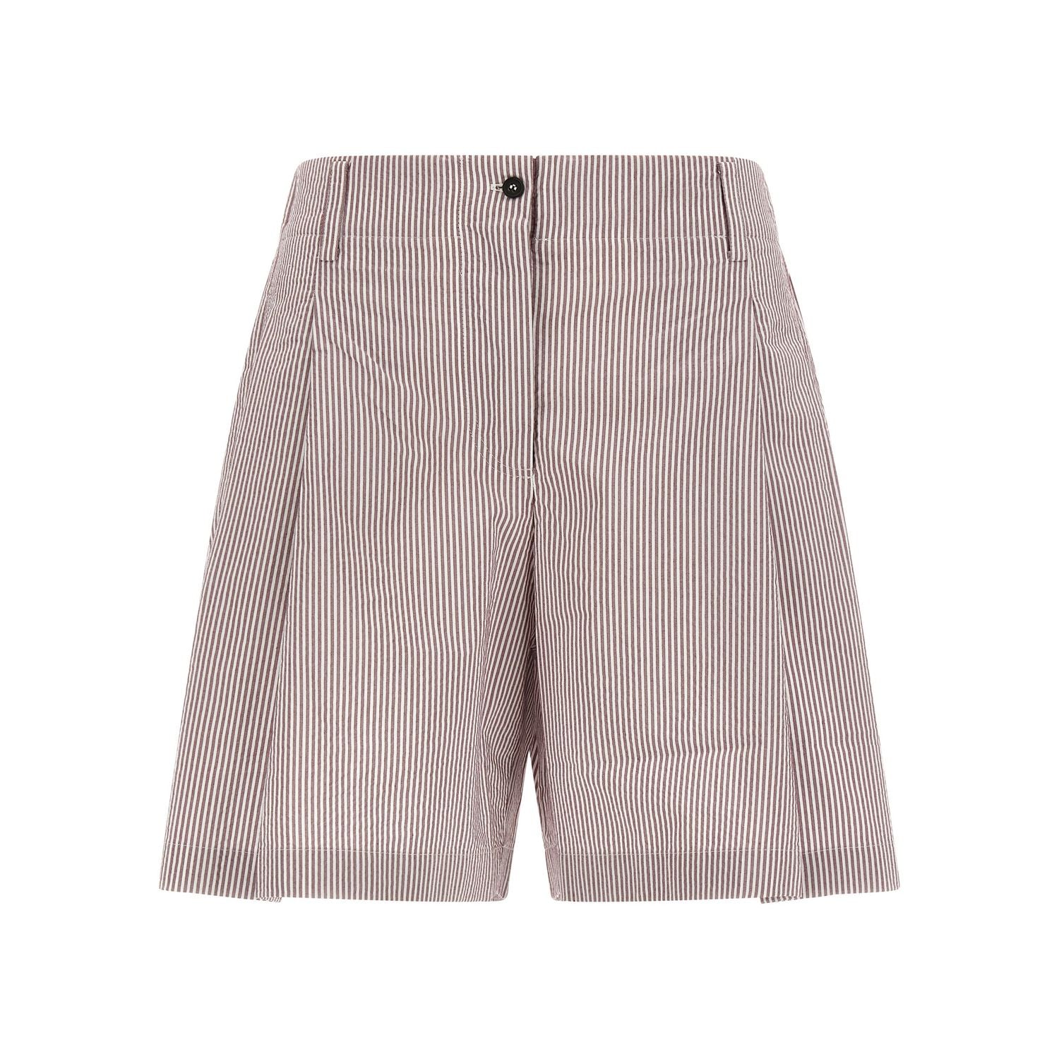 Brunello Cucinelli Multicolor Cotton Bermuda Shorts