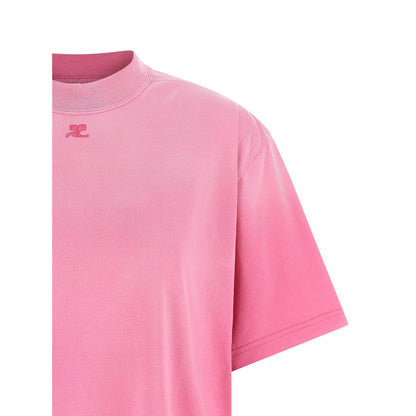 Courrèges Multicolor Cotton Short Dress