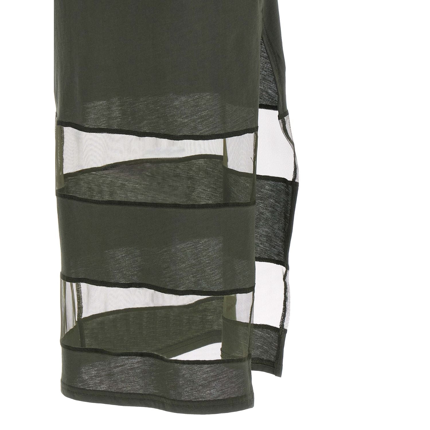 Coperni Bicolor Cotton Long Dress
