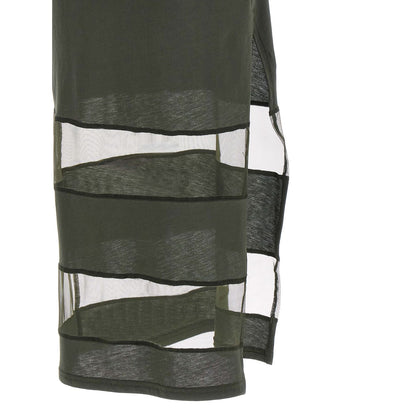 Coperni Bicolor Cotton Long Dress