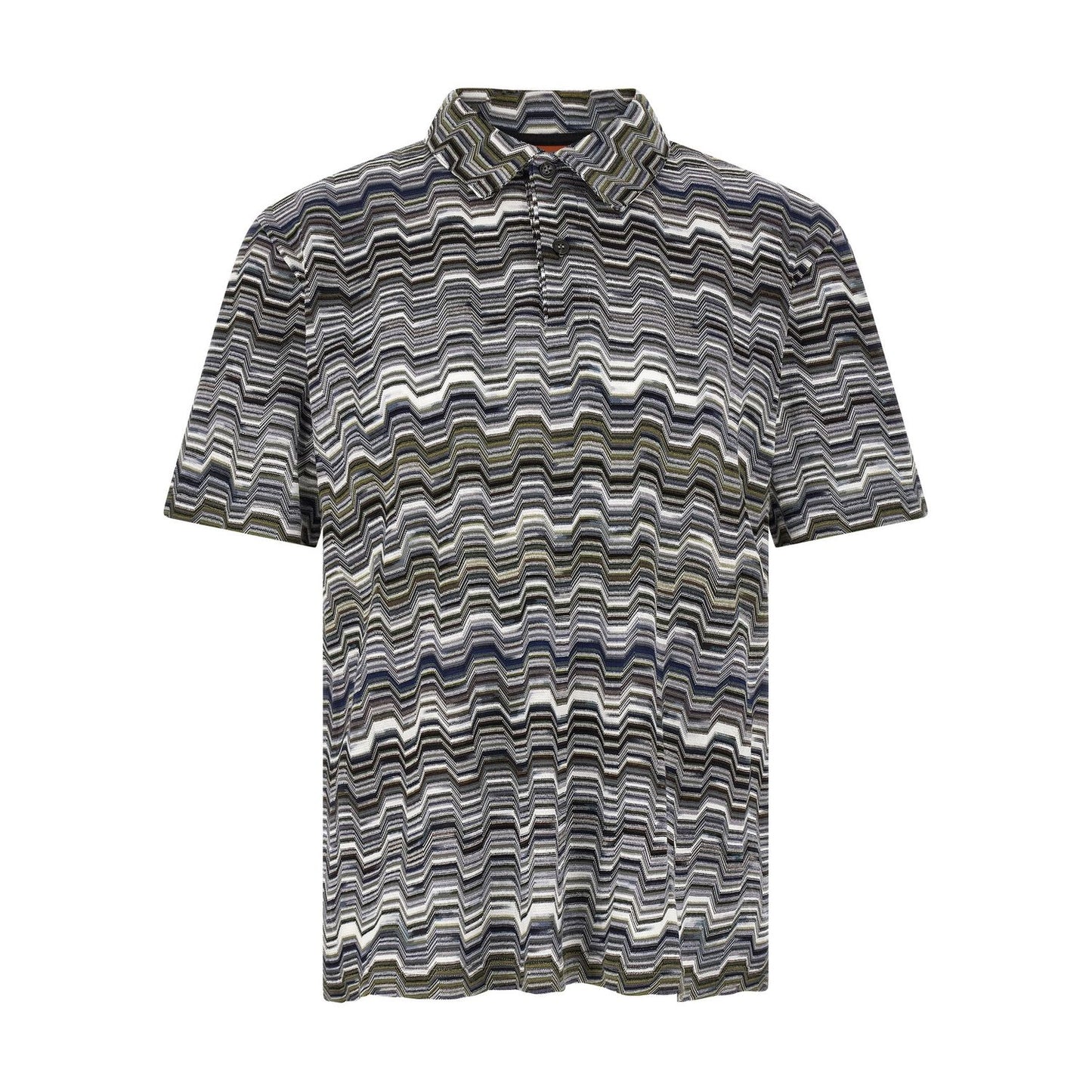 Missoni Bicolor Cotton Polo Shirt