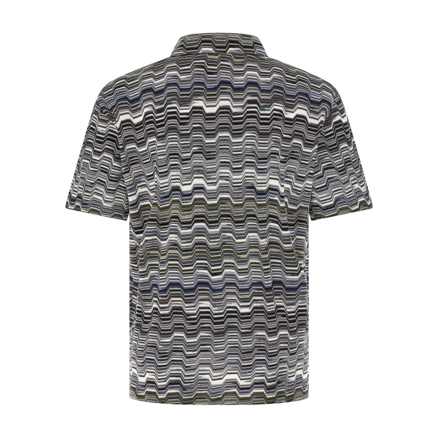 Missoni Bicolor Cotton Polo Shirt