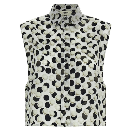 Fendi Multicolor Silk Pattern Shirt
