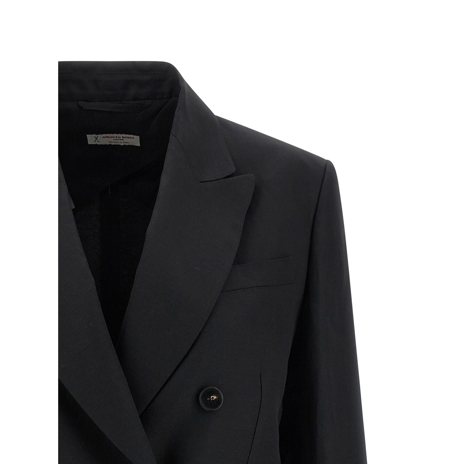 Alberto Biani Black Viscose Blazer