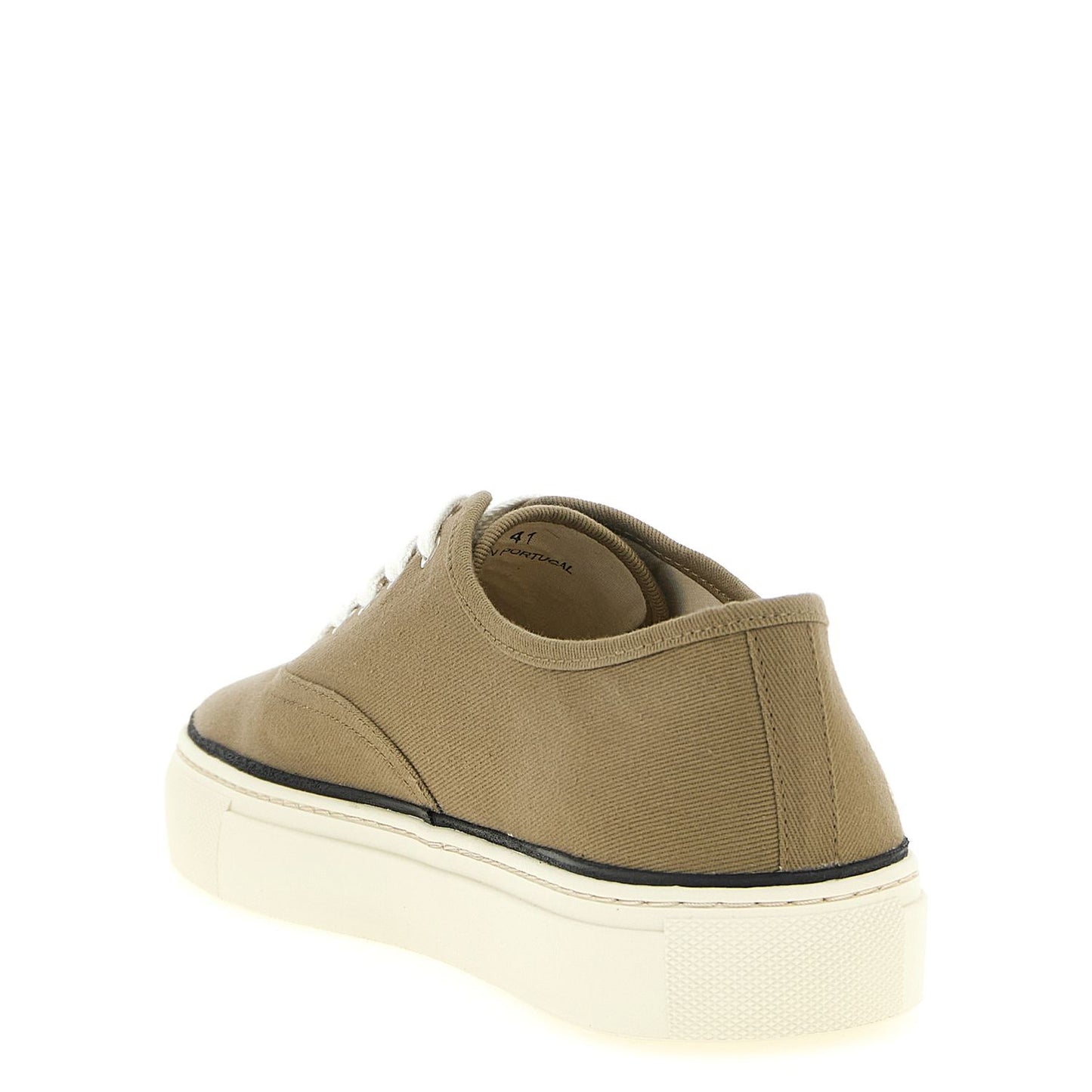 Jacquemus Bicolor Cotton Low Top Sneakers