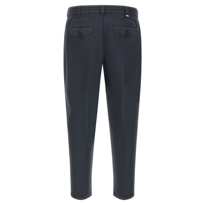 PT Torino Blue Linen Pants