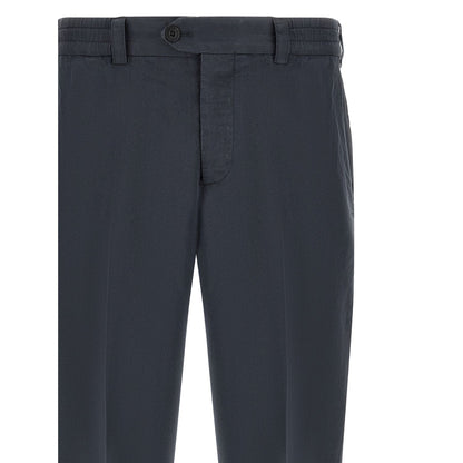 PT Torino Blue Linen Pants