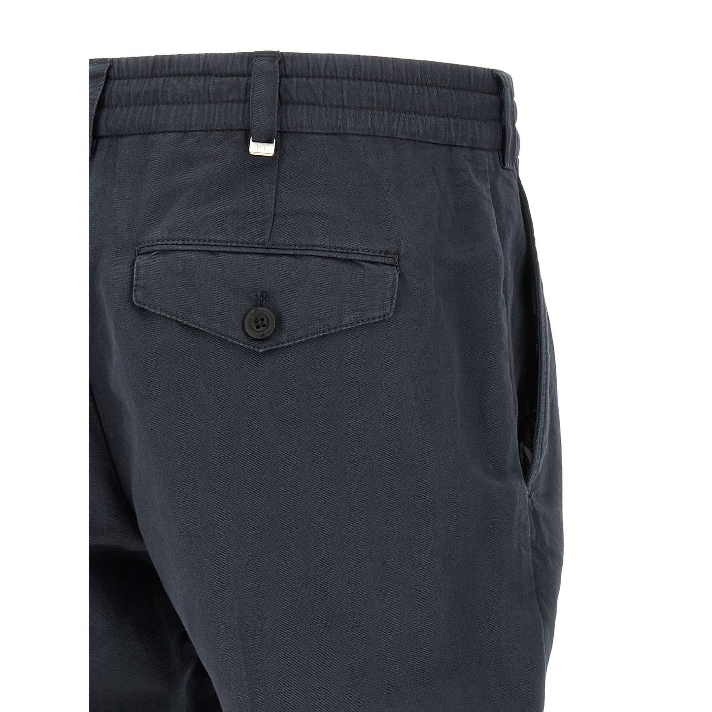 PT Torino Blue Linen Pants