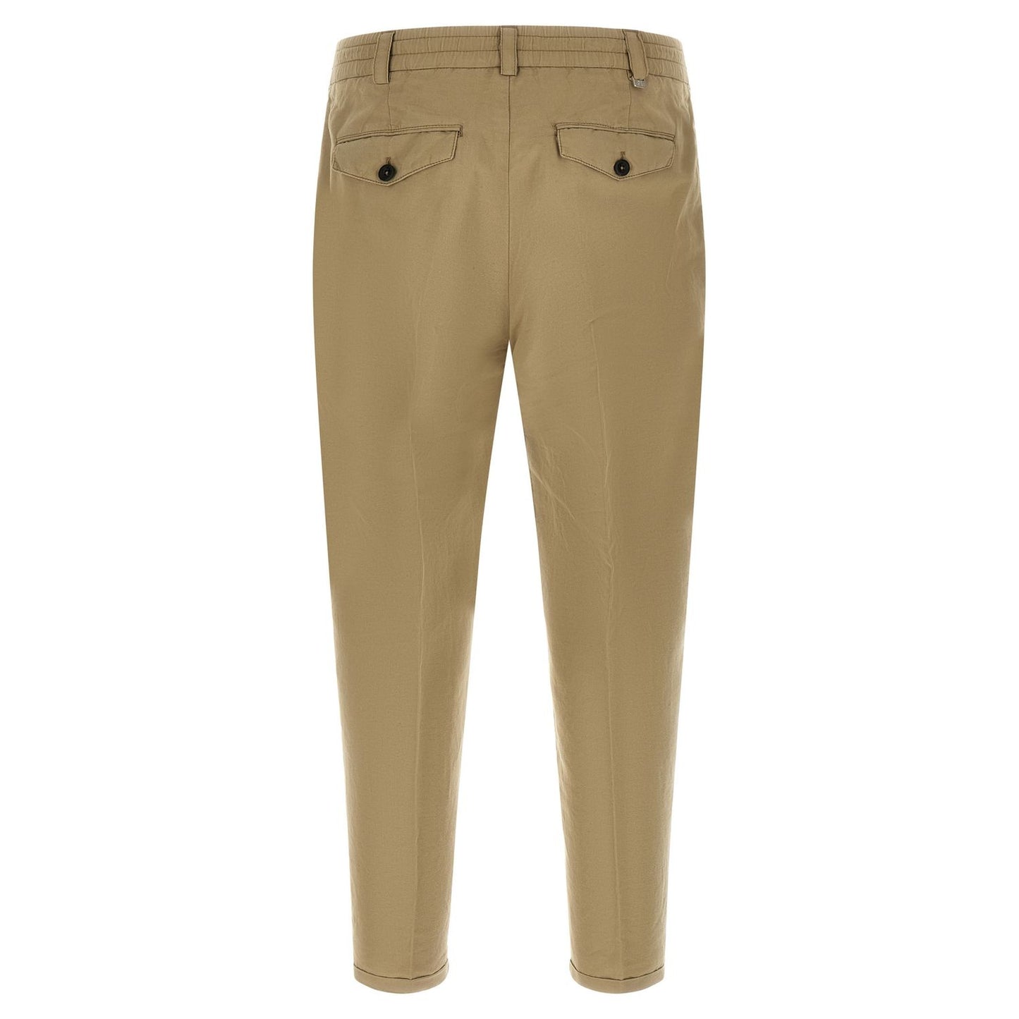 PT Torino Beige Linen Casual Pants