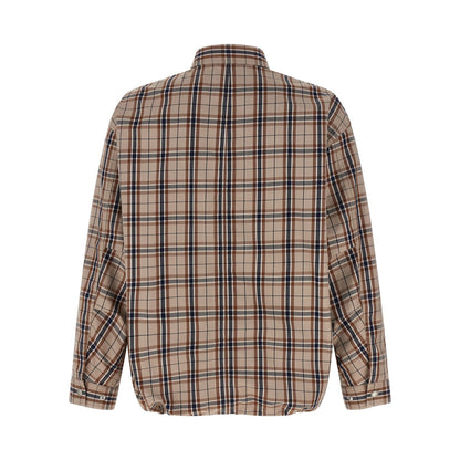 Comme Des Garçons Beige Cotton Full-Length Jacket