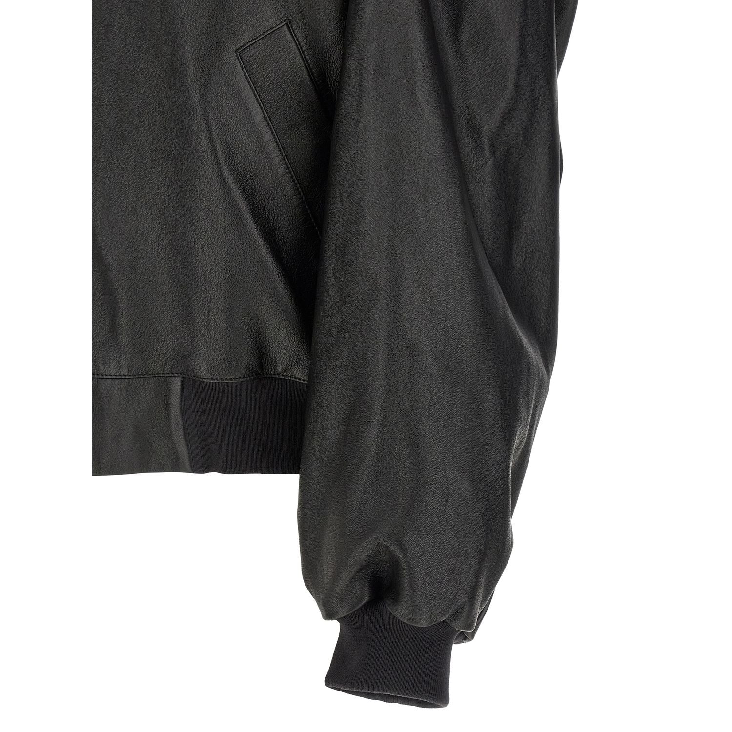 Balenciaga Black Lamb Leather Leather Jacket