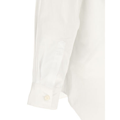 Comme Des Garçons White Cotton Blouse
