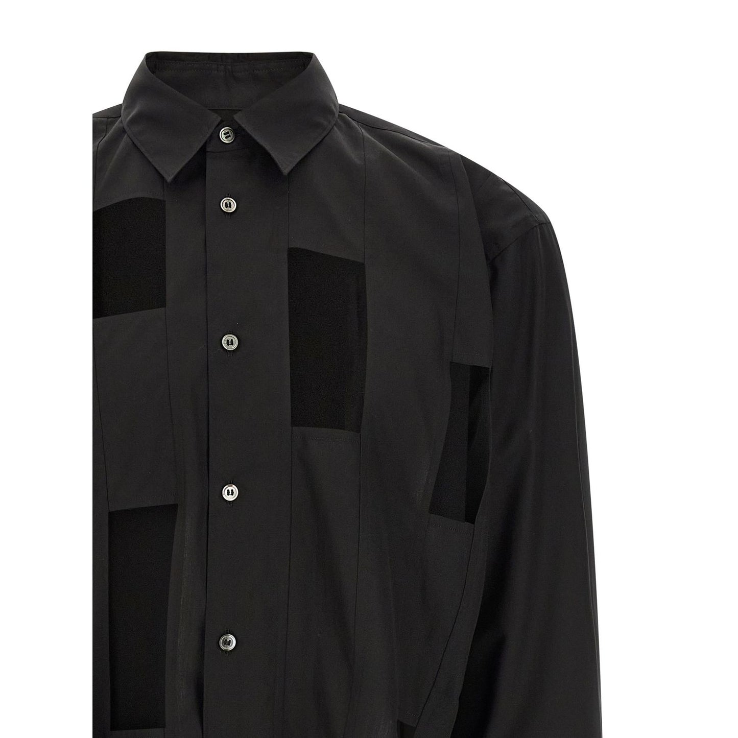 Comme Des Garçons Black Cotton Blouse