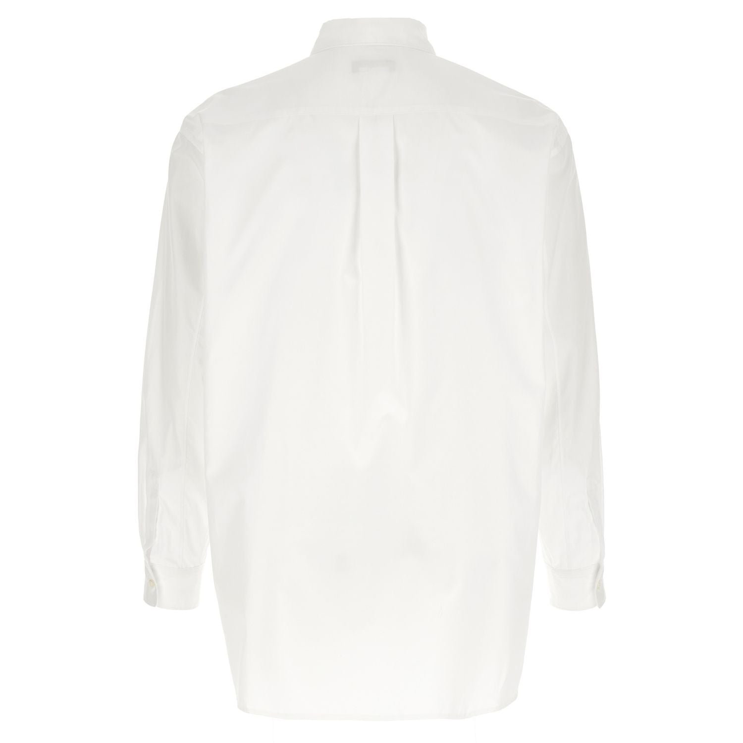 Comme Des Garçons White Cotton Blouse