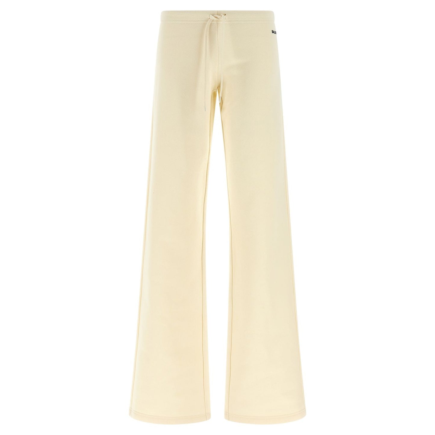 Balenciaga White Cotton Flared Pants