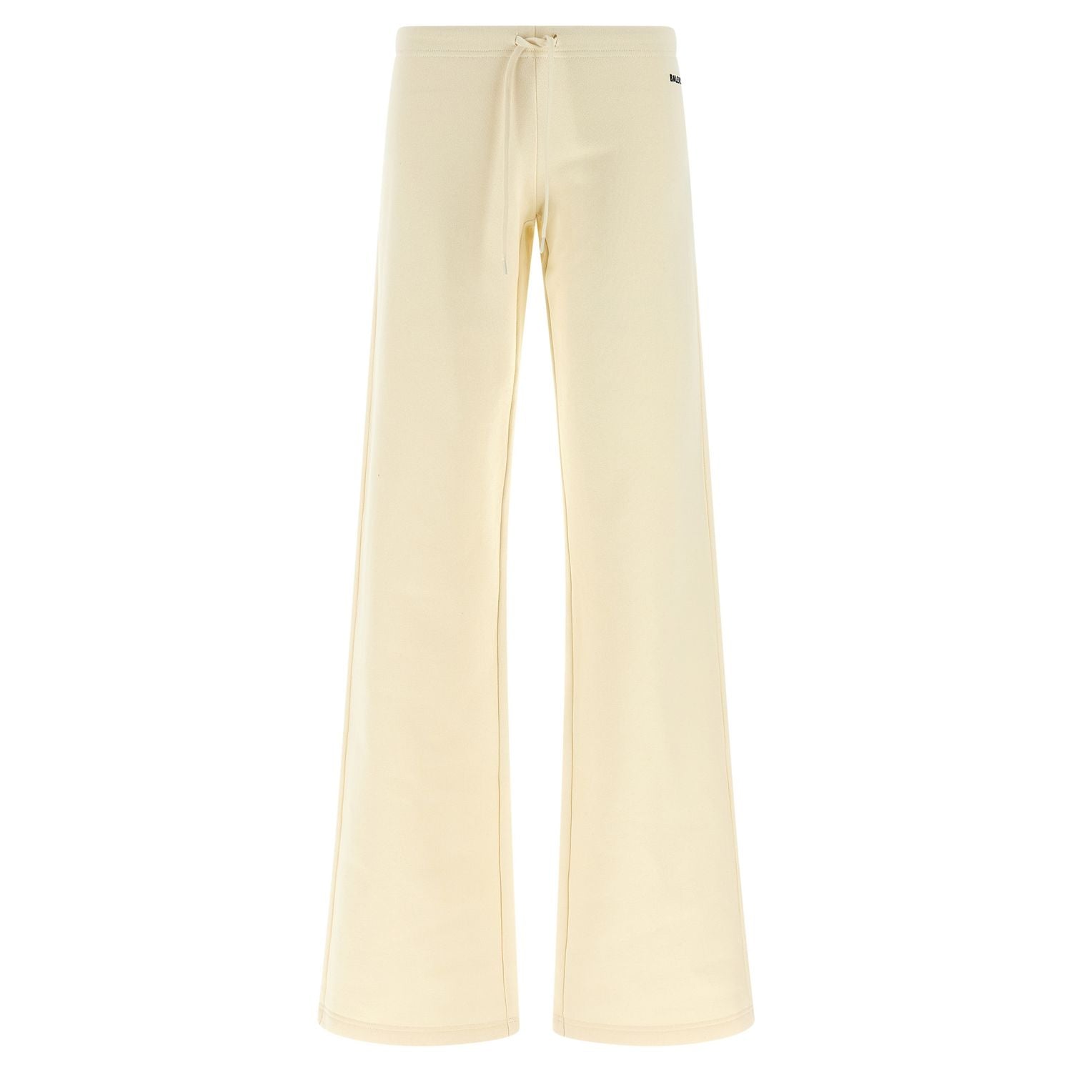 Balenciaga White Cotton Flared Pants
