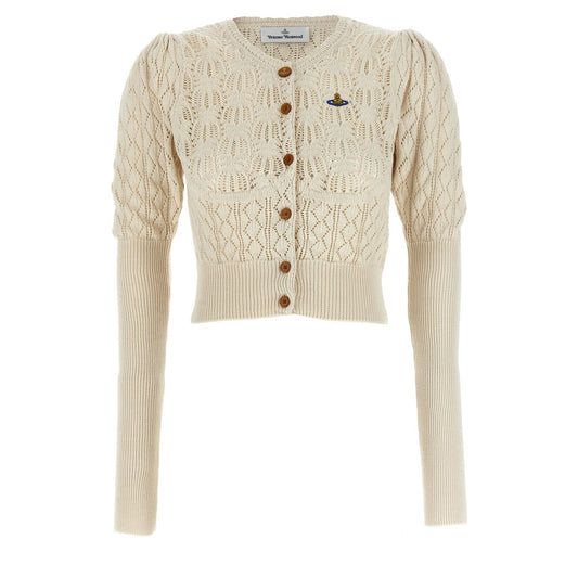 Vivienne Westwood Beige Cotton Cardigan