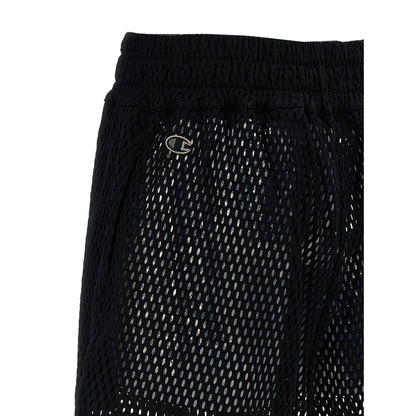 Rick Owens Black Cotton Bermuda Shorts