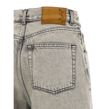 Haikure White Cotton Bermuda Shorts