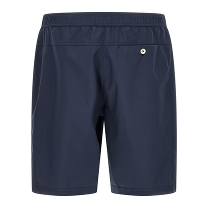 Brunello Cucinelli Blue Polyester Bermuda Shorts