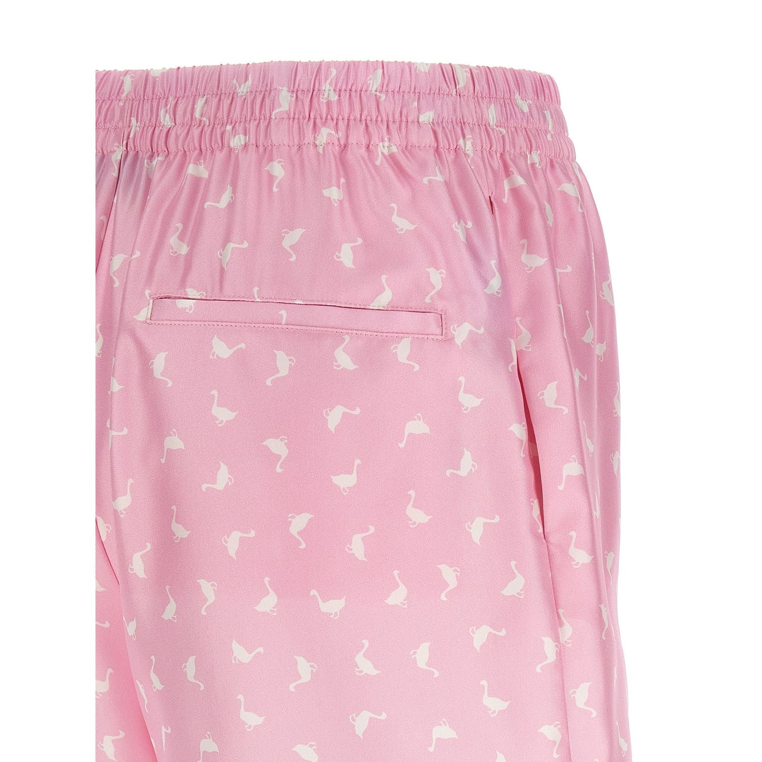 Moschino Multicolor Silk Bermuda Shorts
