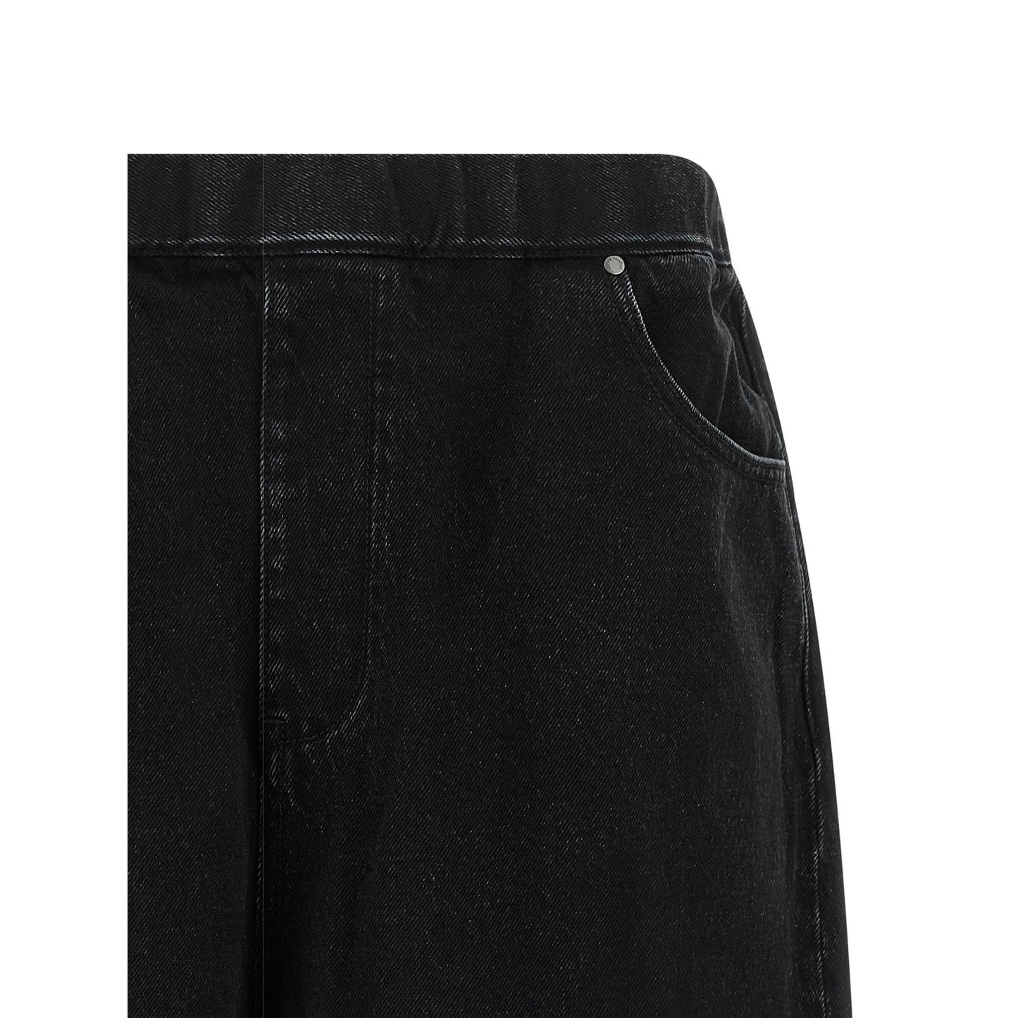 Entire Studios Black Cotton Bermuda Shorts