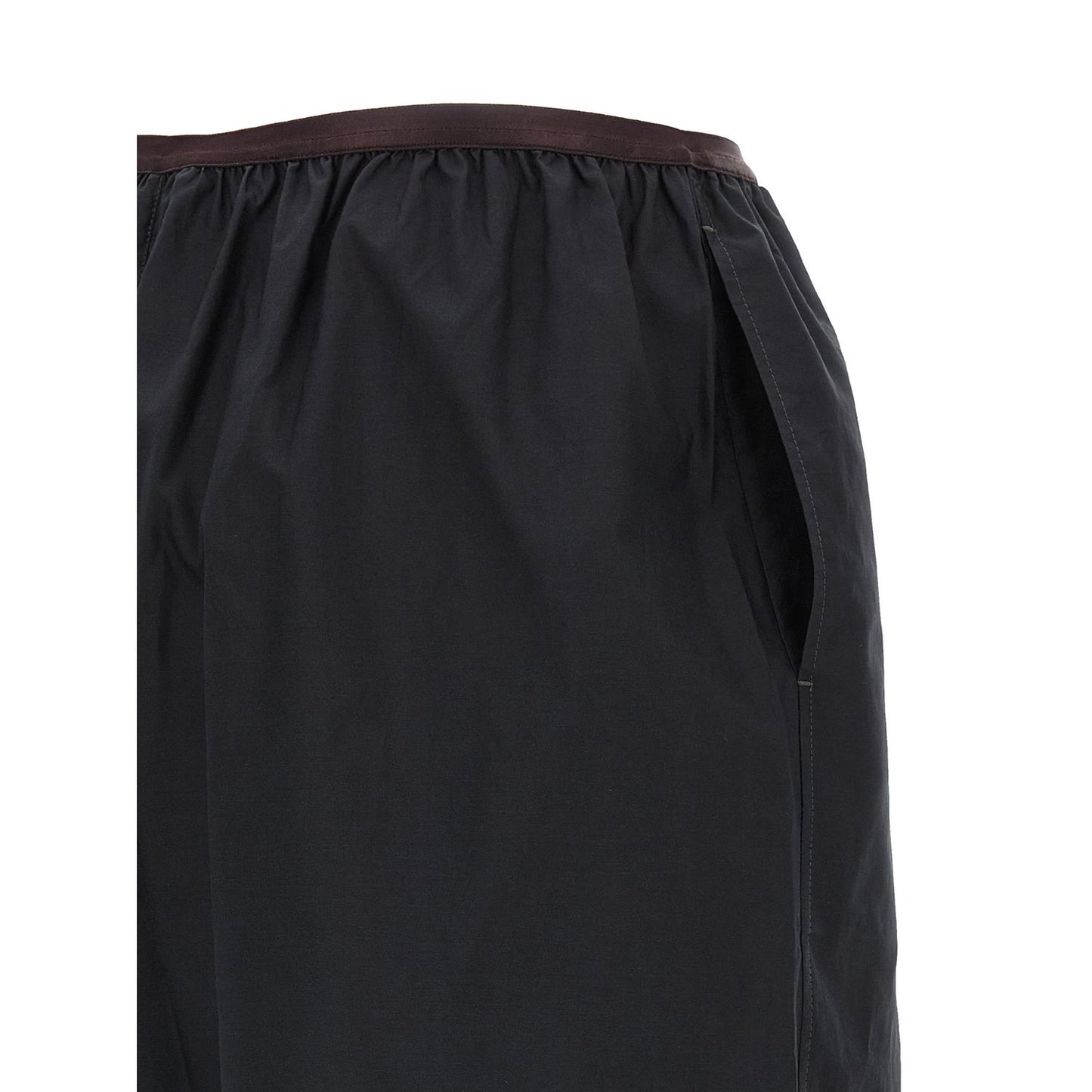 Lemaire Gray Cotton Bermuda Shorts