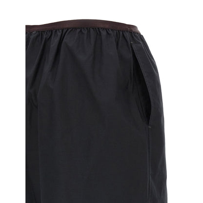 Lemaire Gray Cotton Bermuda Shorts