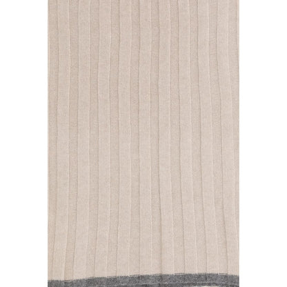 Brunello Cucinelli Beige Cashmere Scarf