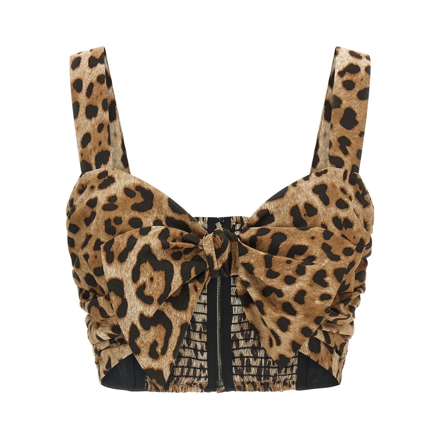 Dolce & Gabbana Brown Cotton Blouse