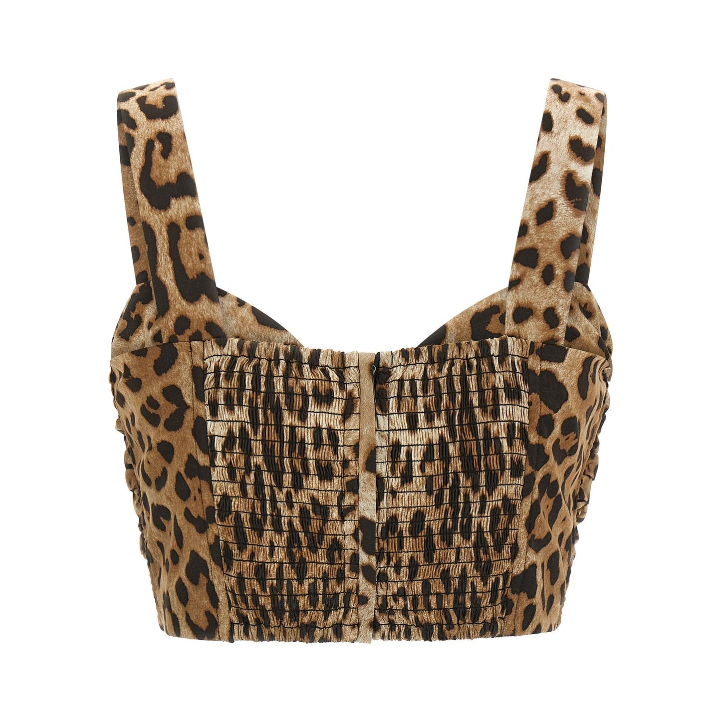 Dolce & Gabbana Brown Cotton Blouse