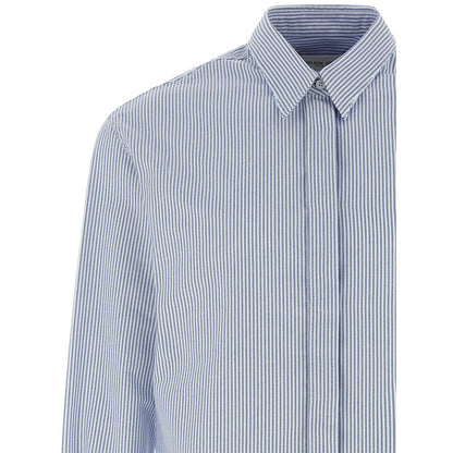 Golden Goose Blue Cotton Blouse