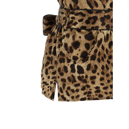 Dolce & Gabbana Brown Silk Blouse