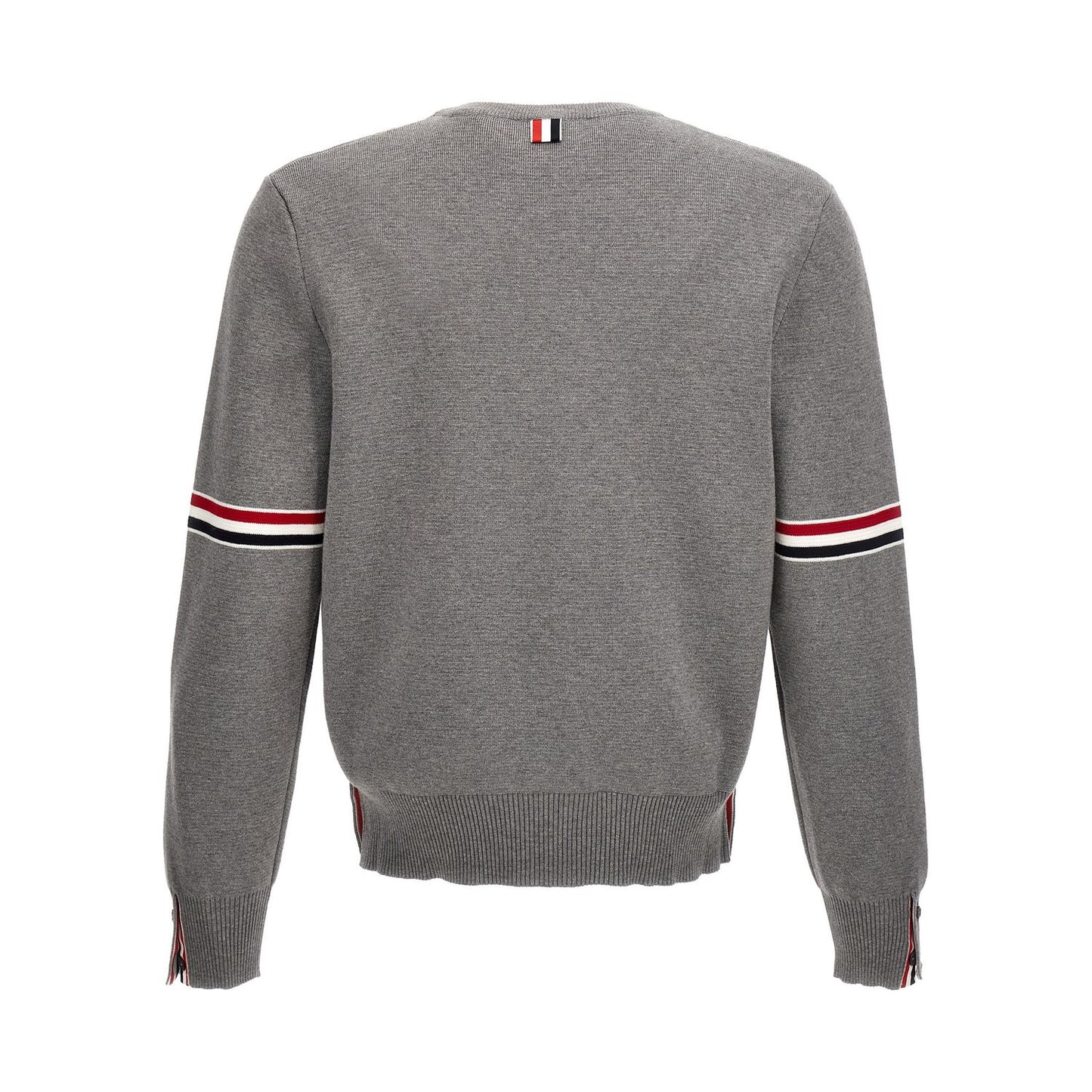 Thom Browne Gray Cotton Cardigan