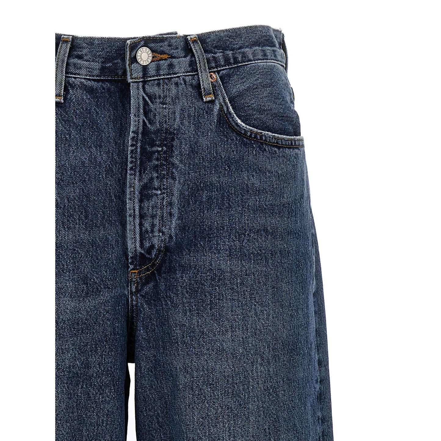 Agolde Blue Cotton Jeans Denim