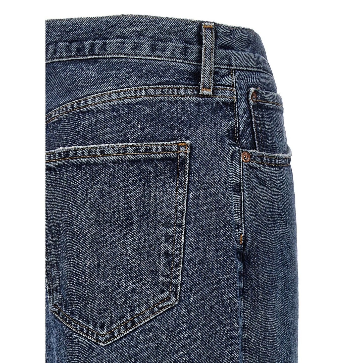 Agolde Blue Cotton Jeans Denim