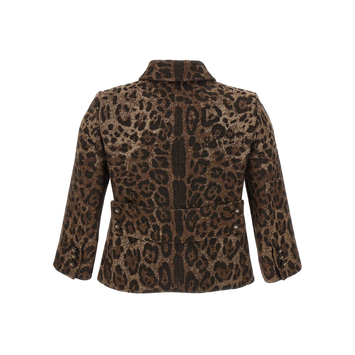Dolce & Gabbana Brown Virgin Wool Blazer