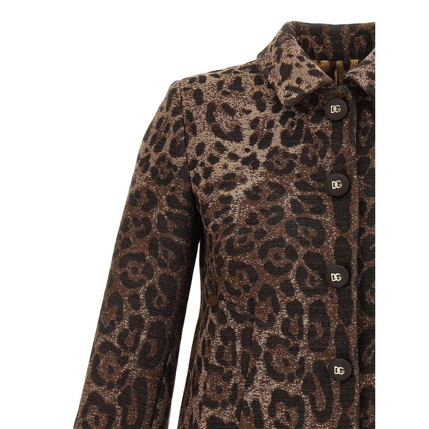 Dolce & Gabbana Brown Virgin Wool Blazer