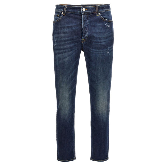 Department 5 Blue Cotton Jeans Denim