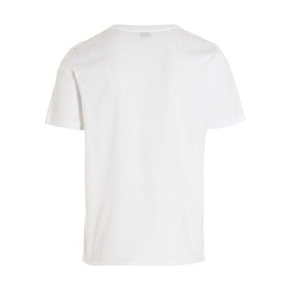 Saint Laurent White Cotton T-Shirt