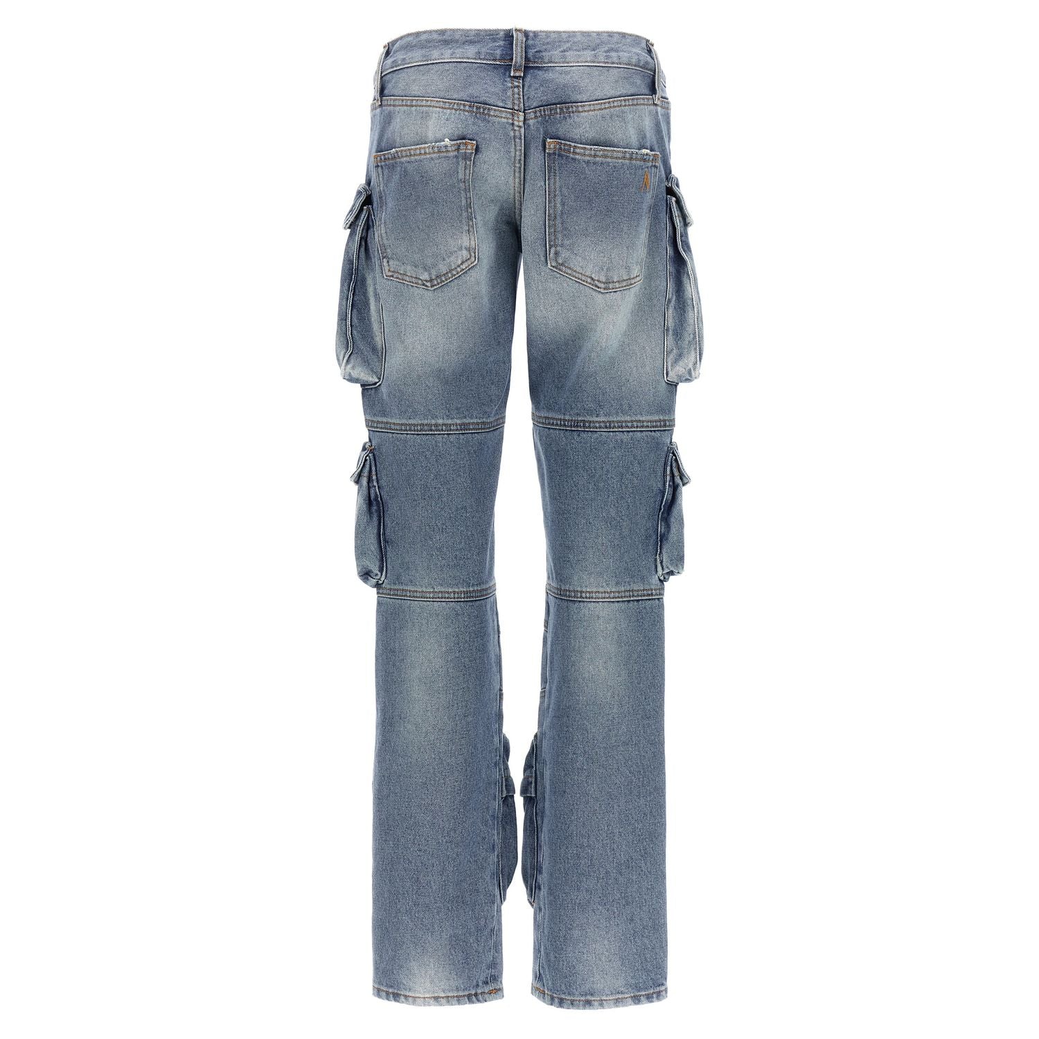 The Attico Blue Cotton Jeans Denim
