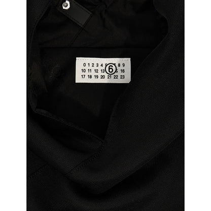 MM6 Maison Margiela Black Polyester Shoulder Bag