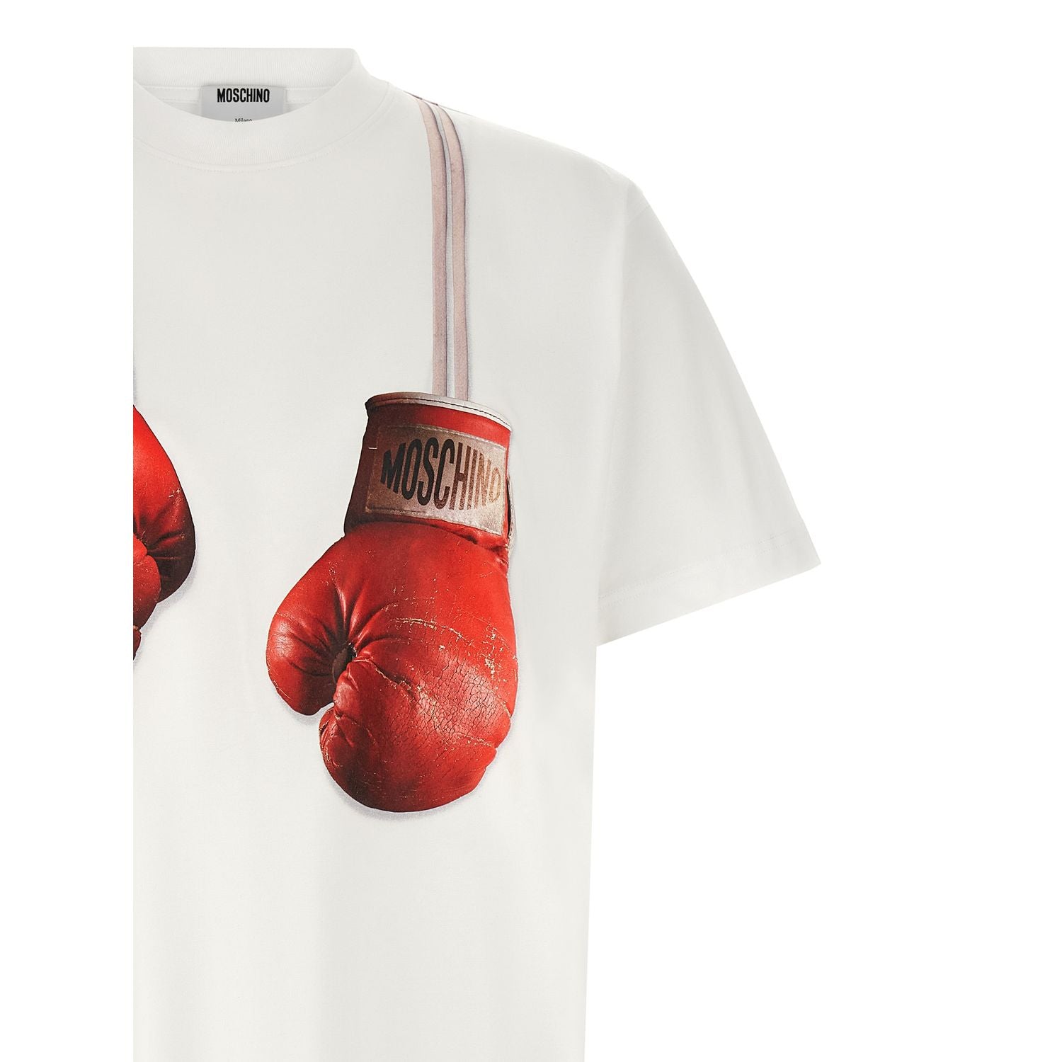 Moschino White Cotton T-Shirt