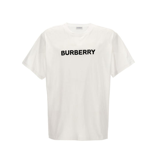 Burberry White Cotton T-Shirt