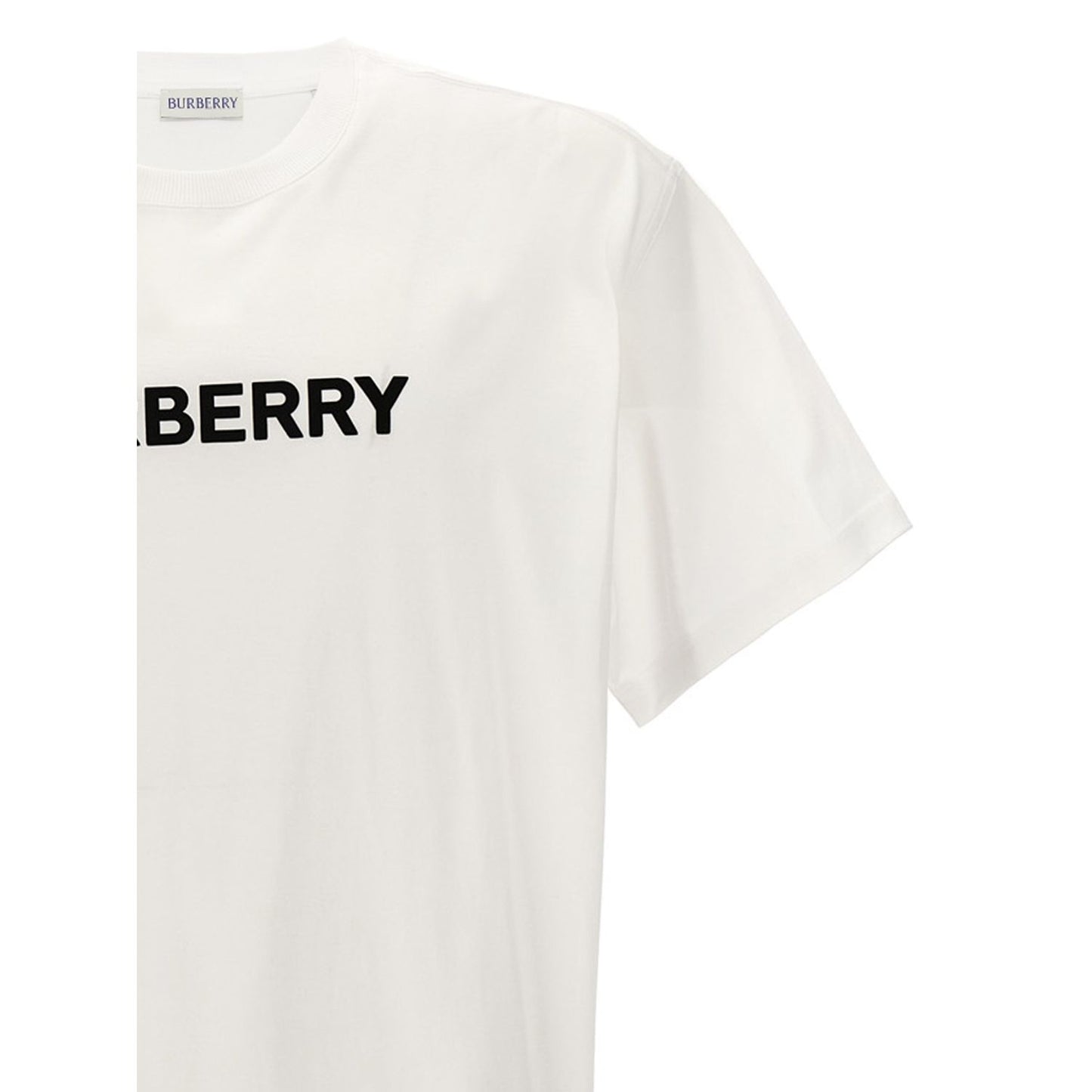 Burberry White Cotton T-Shirt