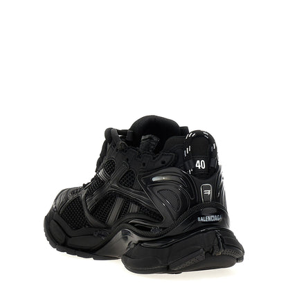 Balenciaga Black Polyester Athletic Sneakers